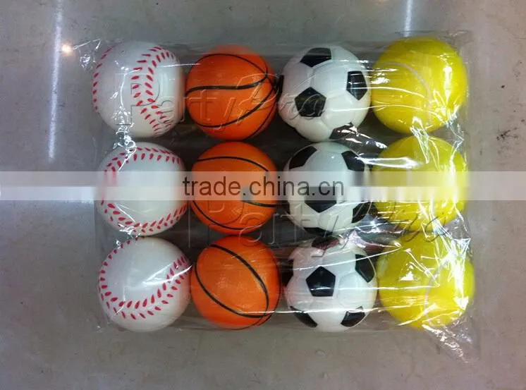 Partypro Zhejiang Factory Wholesale Custom 4 6.3 7 10 15 20cm Mini Red PU Soccer Ball Stress Toy