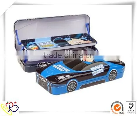 metal car shape pencil box,metal pencil box,metal tin pencil box supplier