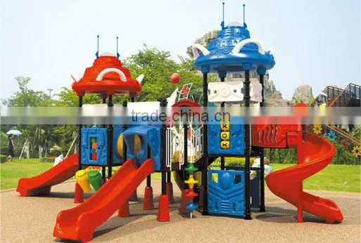 new robot ourdoor playground equipment plastic slide