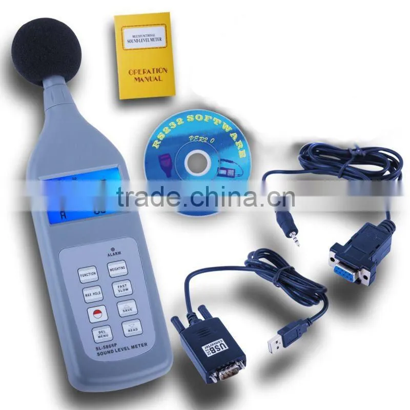 Digital (30 ~ 130 dB) Decibel Noise Measure Sound Level Meter