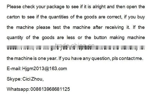 *button making machine
