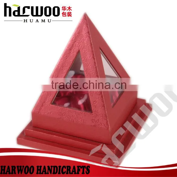 2016 promotional triangle perfume gift box