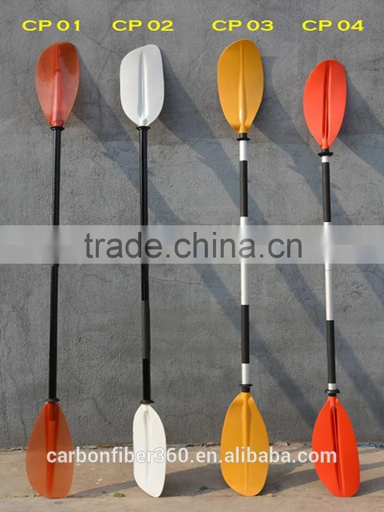 Lightweight and Amazingly Strong Carbon fiber paddle Shaft / Fiberglass paddle Blade / Fixed length carbon fiber paddle