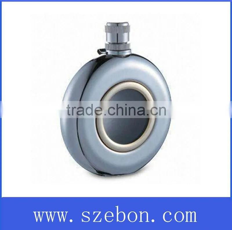 Stainless steel promotional hip flask