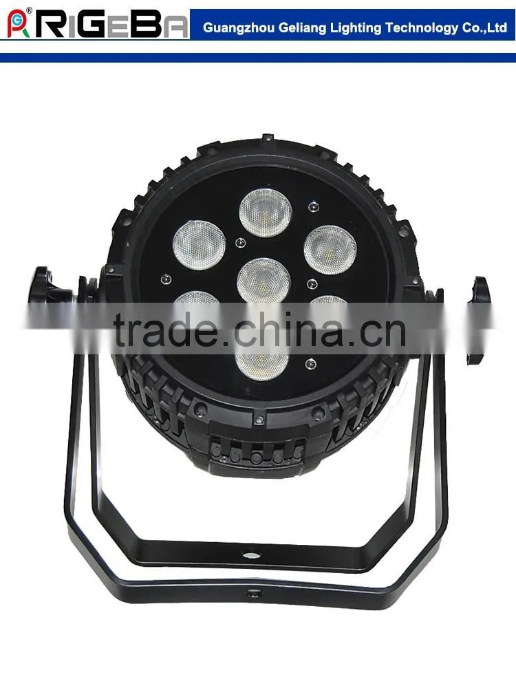 Best selling die cast aluminum CE led par light 7x10w RGBW 4 in 1 mini outdoor Waterproof IP65 lamp led par can light