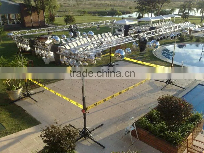 MT-380 Truss Lifting Tower , 100kg Loading 3.8m Height Telescopic Truss Stand