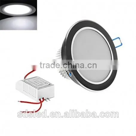 LED downlight LED Down Lamp 9W 810Lm High Power Cool White-Black led downlight
