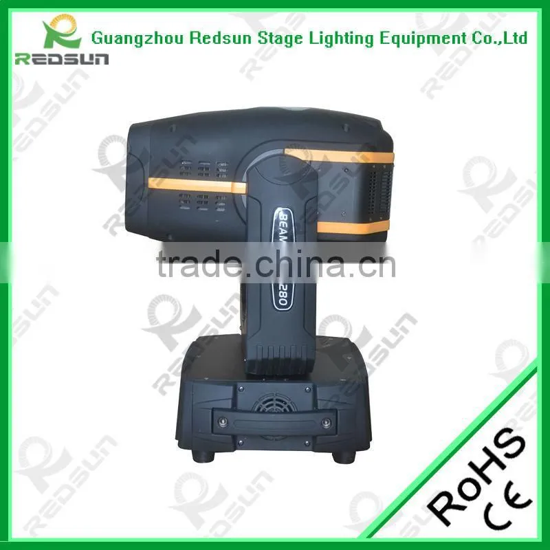 Professional disco lights dmx dj equipment 280w beam spot wash moving head