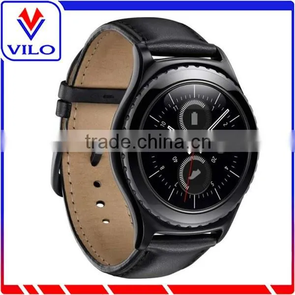 Genuine leather watch strap band waterproof leather watch strap for Samsung
