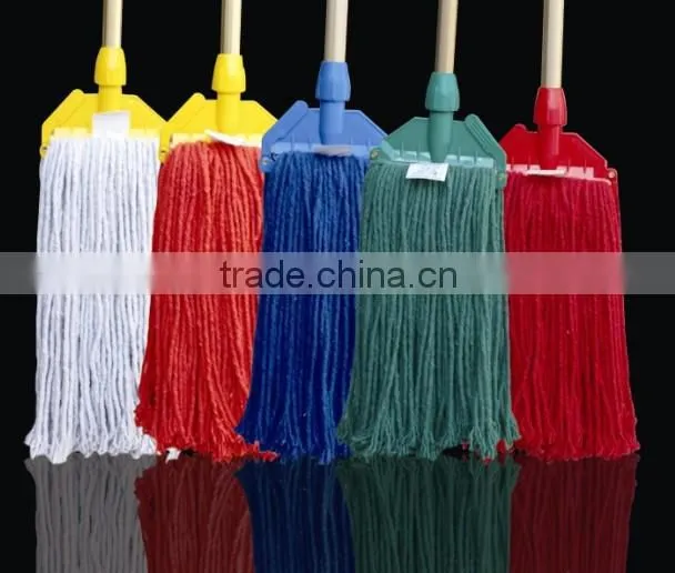 A004 cut end mop cotton rope,colorful mop cotton