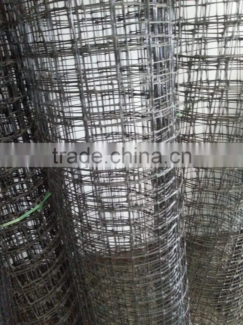 Plastic Square and stretched netting in 100g/sqm