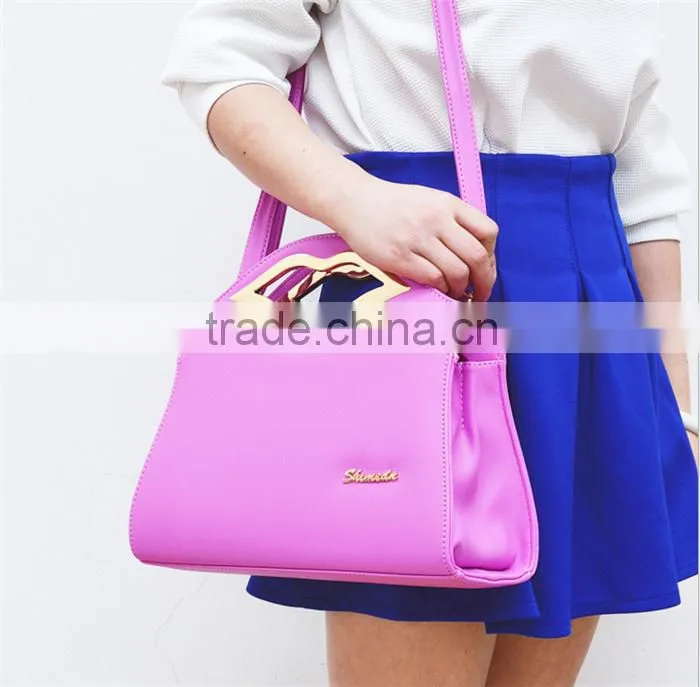 2016 new fashion lips handbags Shoulder Messenger Bag