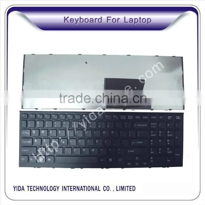 Keyboard manufacturer for Sony VAIO VPC-EE EE laptop keyboard with frame