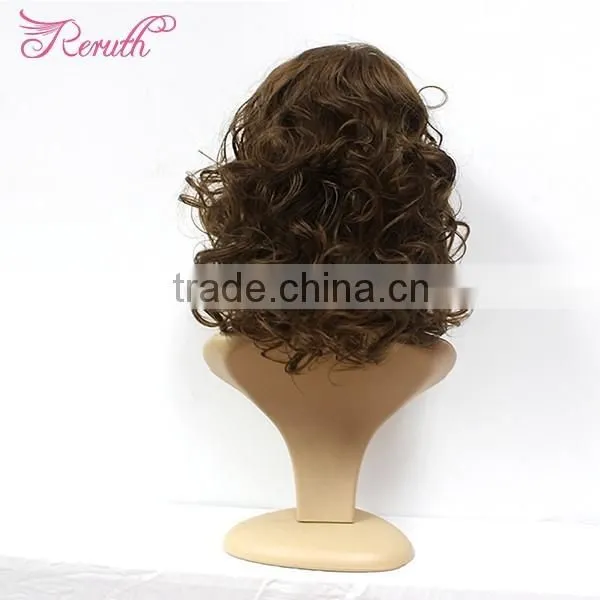 Top Quality 5A Grade Curly Cheap Human Hair Afro Wig