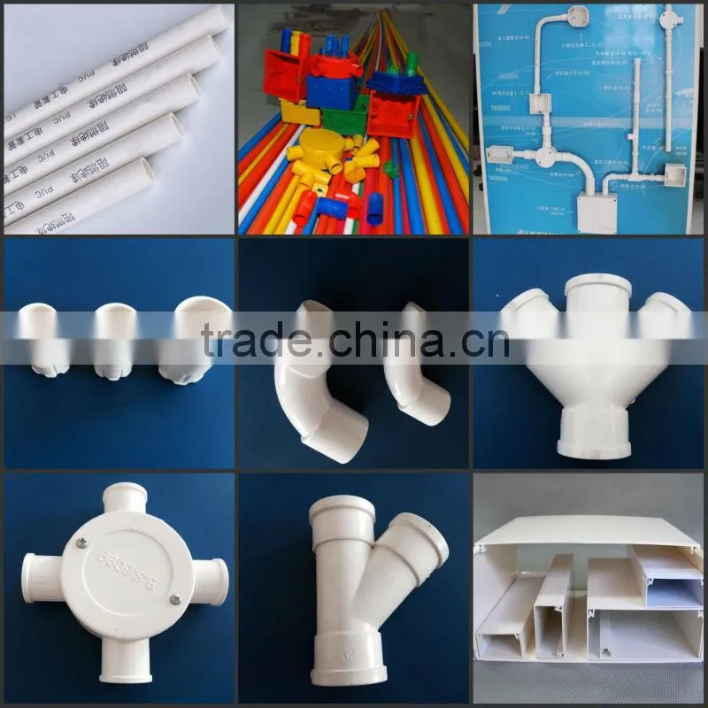 Manufacturer plastic U- PVC Elbow for electrical pipe conduit fittings