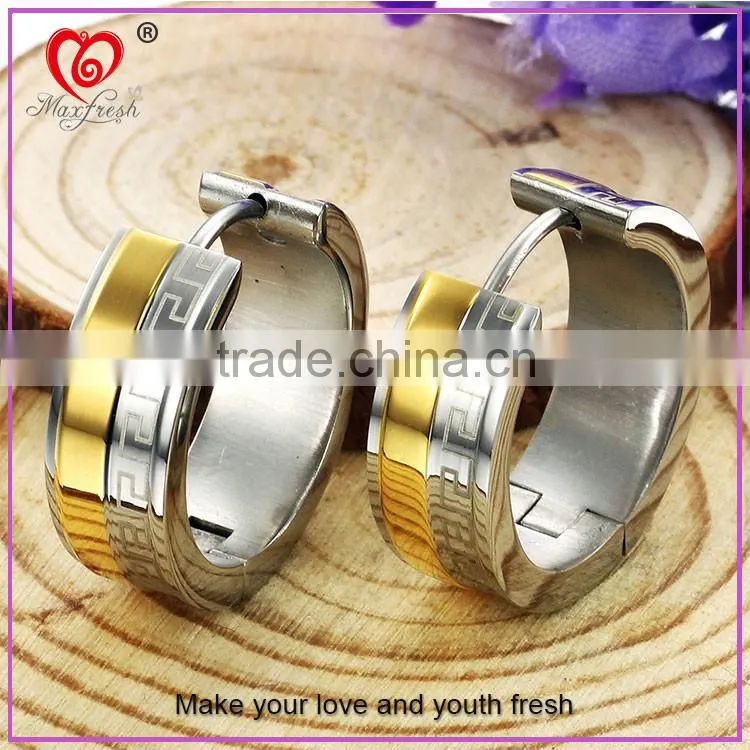 Fashion new models stud earring wholesale bulk simple gold earring designs for women