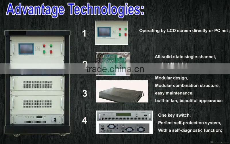200W LDMOS Amplifier Digital TV transmitter