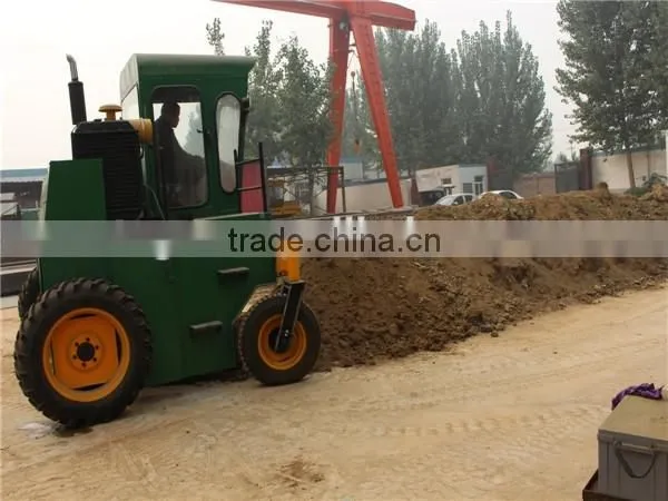 Biodegradable waste compost turner machine/food waste recycling machine/food waste processing machine