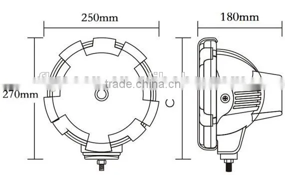AUTO HID Driving Light,AUTO Runing Light 35w/55w Super Bright HID Work Light for Heavy Truck