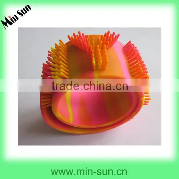 Factory sale price silicone slap bracelet with custom logo