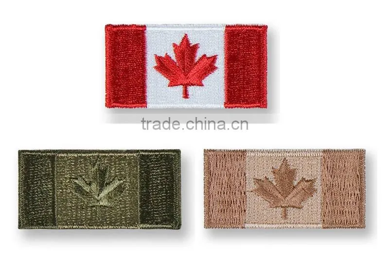 Embroidered Canada Flag Patch