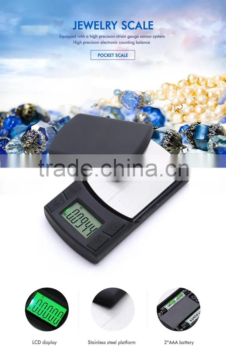 Lightweight Digital Weight Jewelry Scale UW-J007