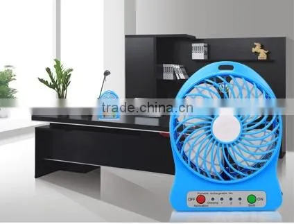 plastic air battery power portable cooling travel handheld usb small mini rechargeable fan