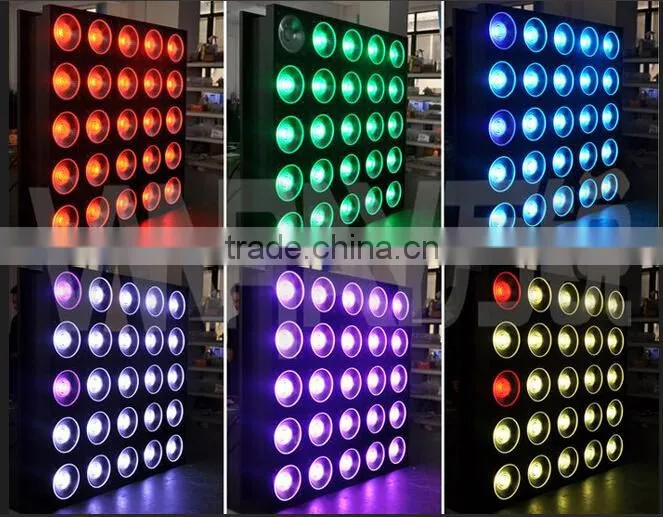 guangzhou professional manufacturer 25x10w led cob blinder/rgb led matrix