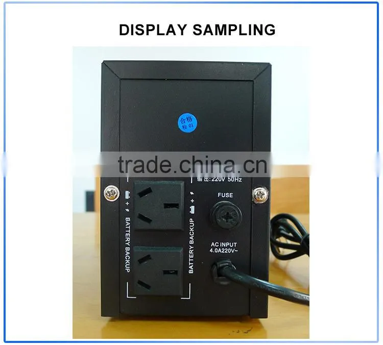 Output In Non-Sine Waveform 500Va / 300W Backup Systems