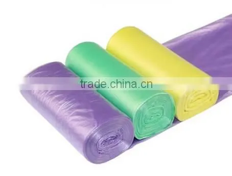 Biodegradable compostable plastic trash bag
