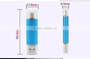 New Bulk Cheap 1gb 2gb 4gb OTG usb flash drives wholesale for computer and smartphone Iphone