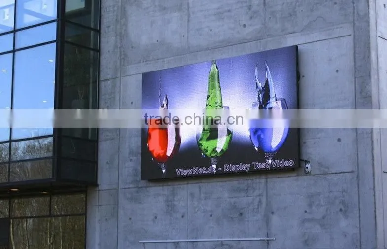 electronic outdoor led display screen full color p16mm message led displayer DIP for shopping mall advertising