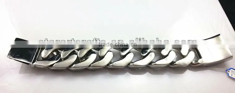 B500 most popular 316l stainless steel rose big heavy men bracelets jewelry