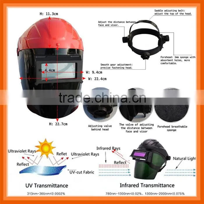 High quality professional craft welding helmet face shield mask