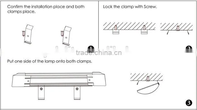 Factory direct sale with CE, TUV wide 4 foot led tube light 36w
