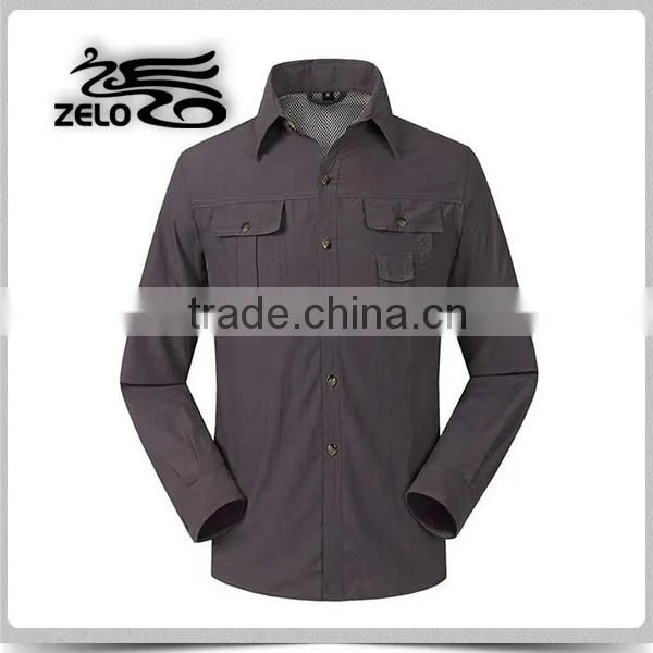 Ventilation design recycled nylon fishing shirt