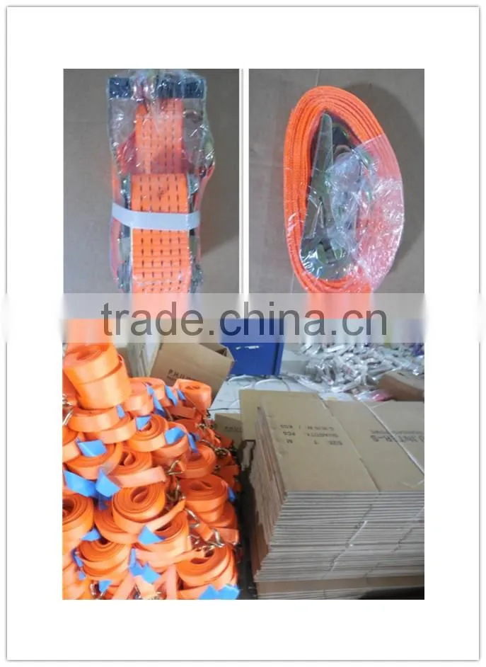 CE GS Ratchet tie down lashing straps cargo lashing belt cargo lashing straps