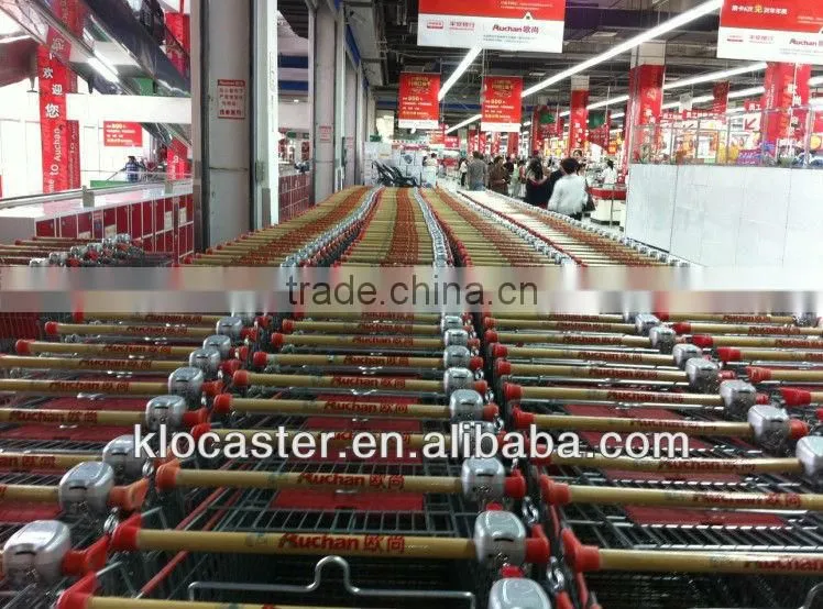 Shopping trolley lock