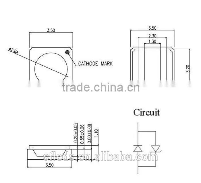 Ultraviolet 250nm 254nm 260nm 265nm 270nm 275nm 280nm 285nm 290nm 300nm 310nm UVA UVB SMD 3535 UVC LED Chip