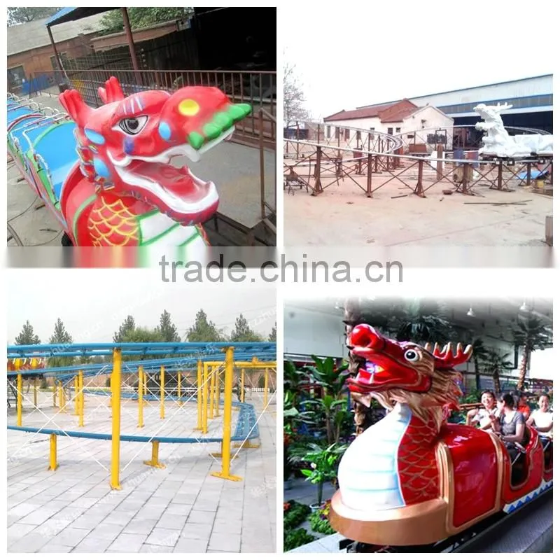 factory direct rides hot sale amusement rides roller coaster sliding dragon