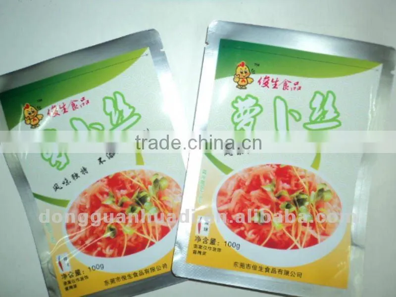 Doypack Flexible Plastic Pouch Lined Foil Food Bags With Zipper