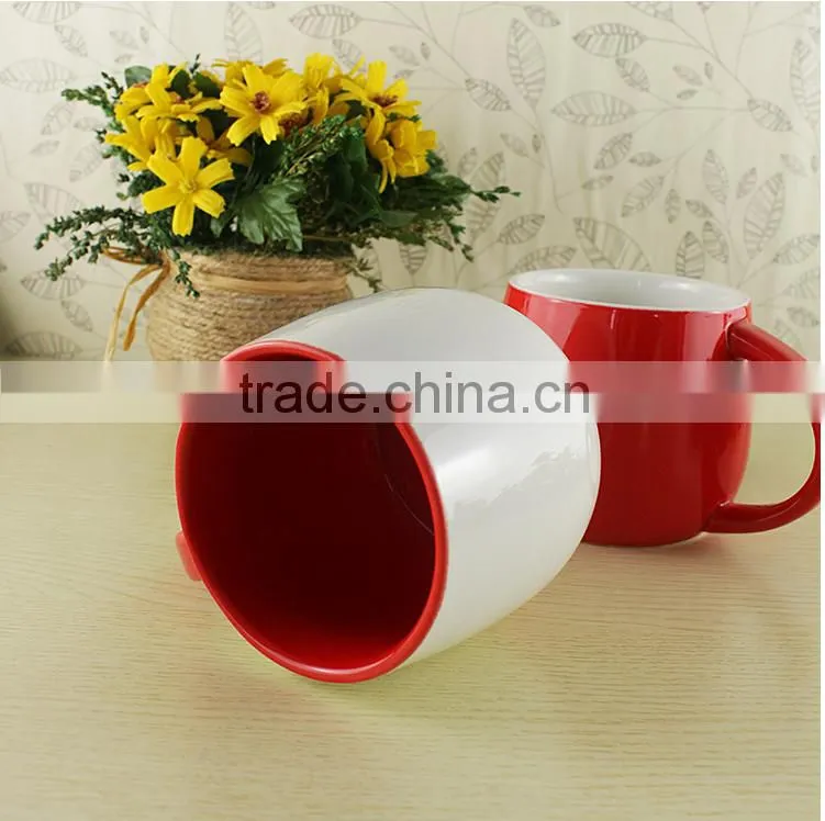 Hot sales red and white couple creamic Mug