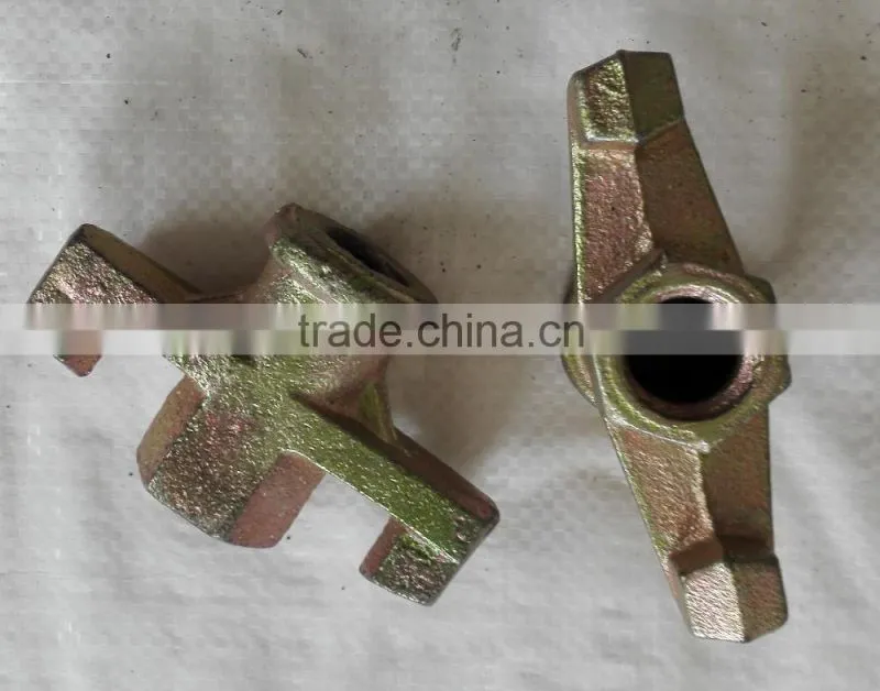 Casting iron formwork wing nut