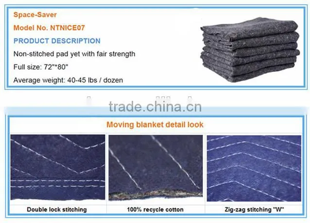 Economy Non-woven Furniture Protective moving & storage Moving Blankets