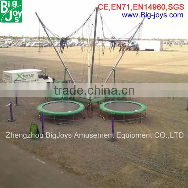 metal frame bungee trampoline for sale, hot sale outdoor bungee trampoline