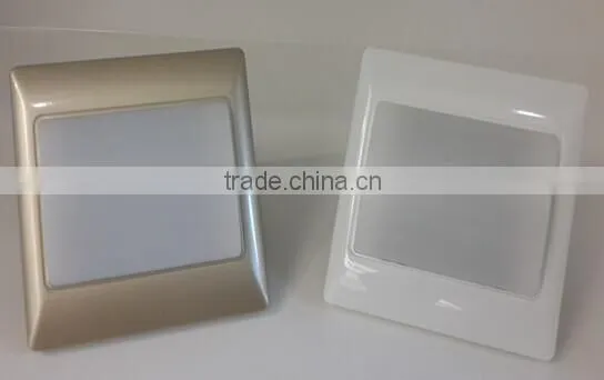 1W indoor LED white golden wall step light for corridor as night lamp
