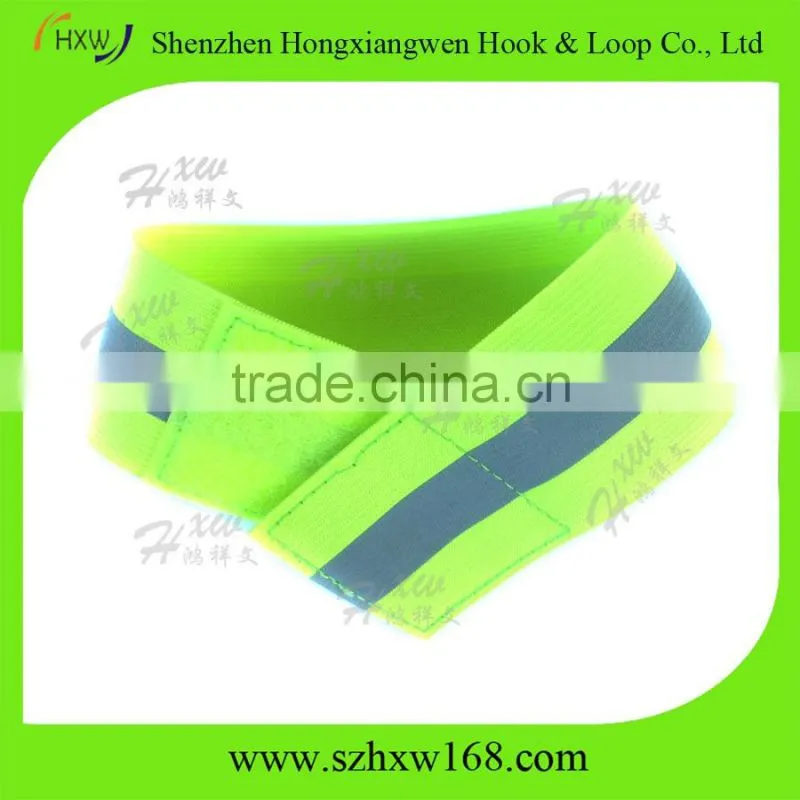 Running ankle bands bike gear neon green reflective arm bands