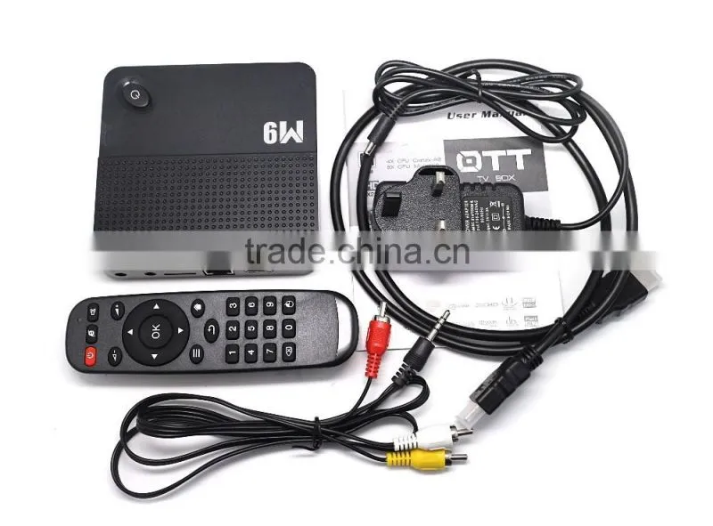 m9 free internet tv box google Kodi Fully Loaded Android ott TV Box