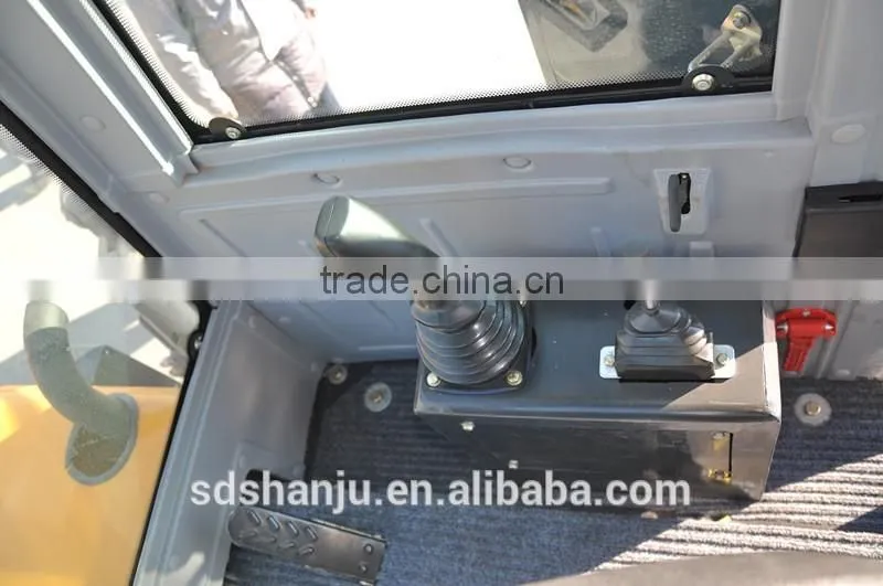Air brake rated load 1200kg and 100kg mini backhoe loader for sale