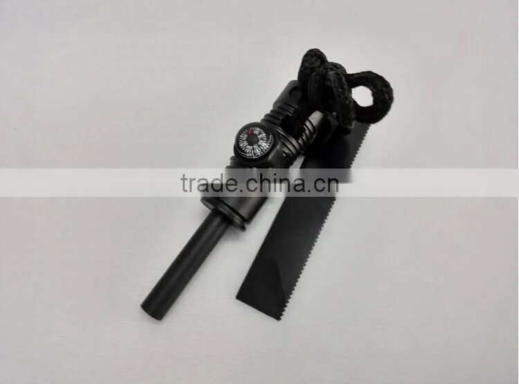 OEM Outdoor survival multi Magnesium fire starter with compass